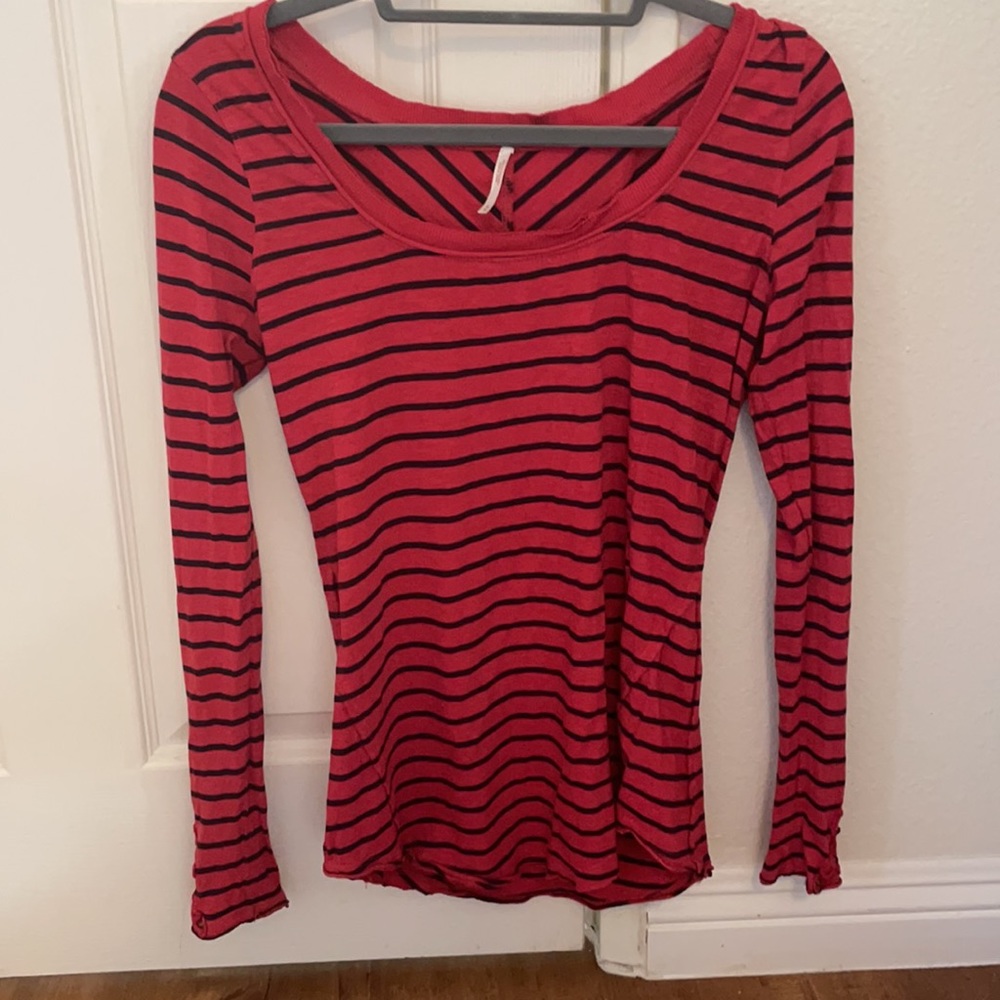 Long sleeve striped shirt